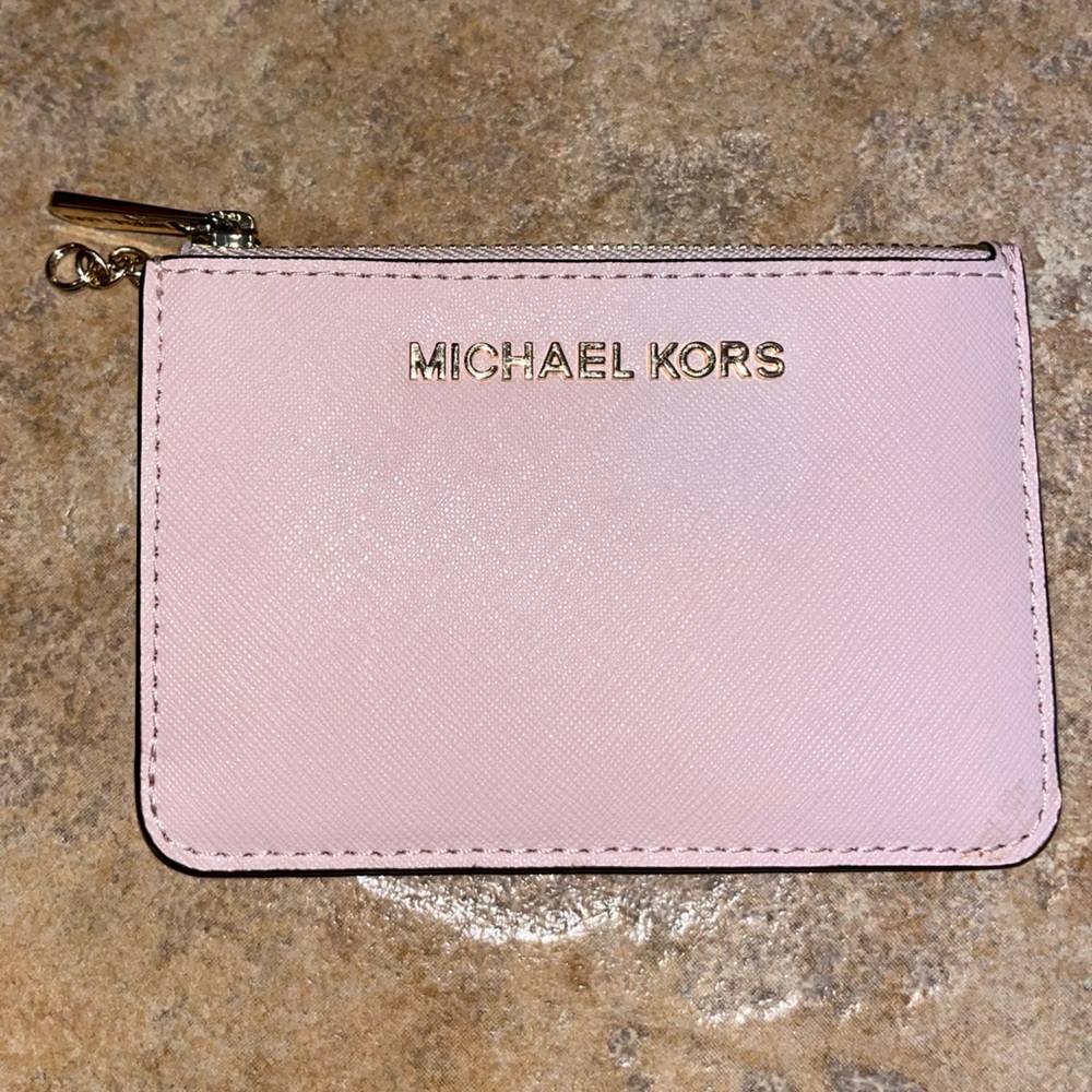 Michael Kors card wallet pink